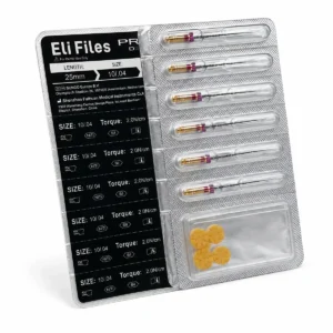 فایل روتاری طلایی تیپر 4٪ طول 25 Gold Rotary Files 4% Taper | Profa