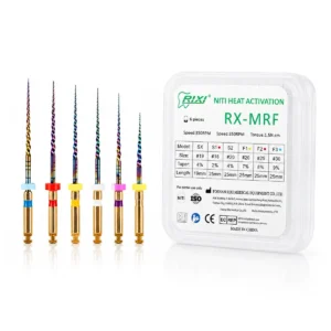 فایل روتاری رنگین کمانی تیپر 4% طول 25 Rainbow Rotary File | RIXI